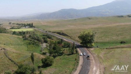 Göygöl rayonunda Topalhəsənli-Kərəmli yolunun əsaslı təmiri yekunlaşmaq üzrədir VİDEO/FOTO