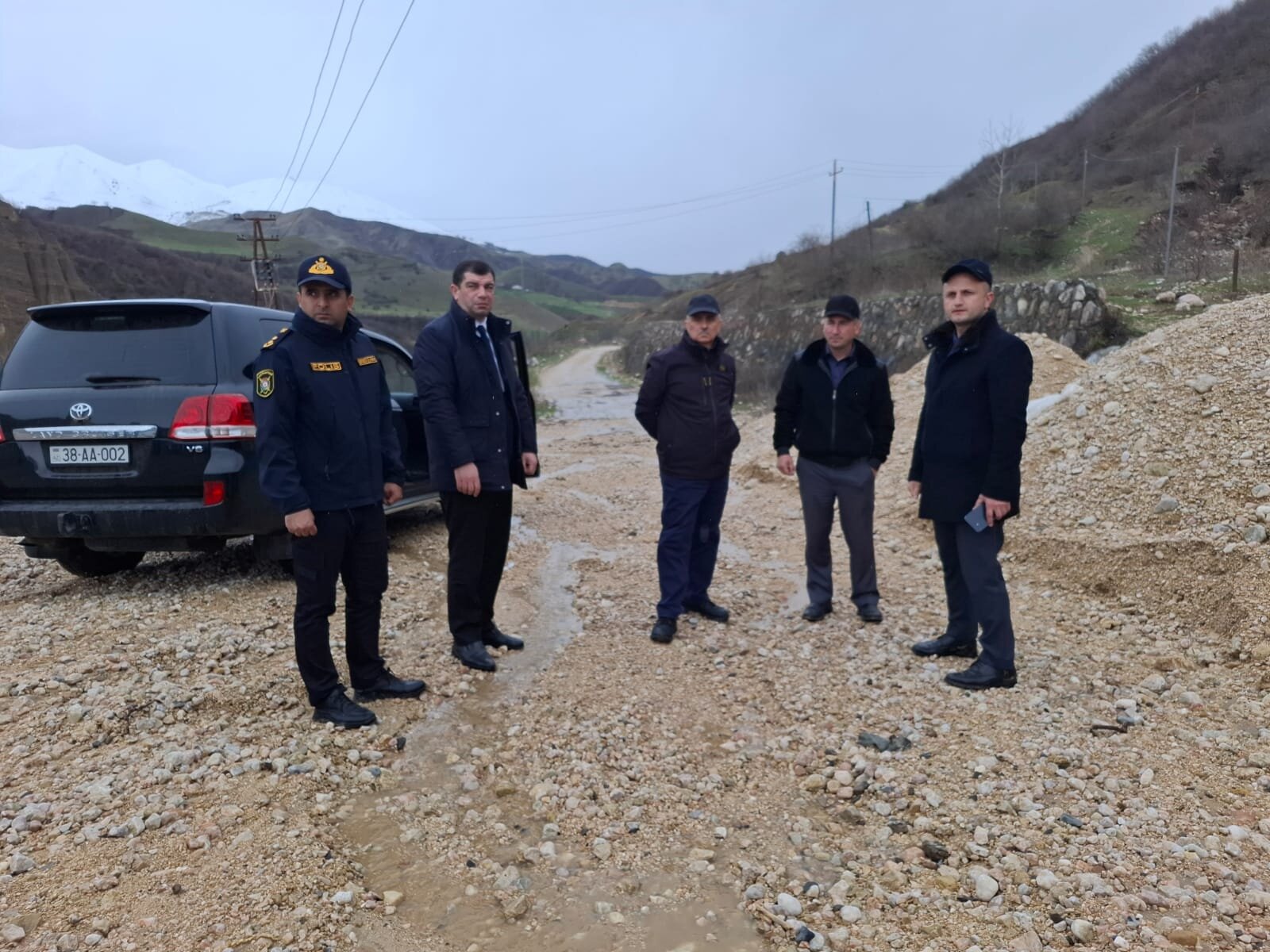 Qusar rayonunda güclü yağışın fəsadlarının aradan qaldırılması istiqamətində işlər davam etdirilir