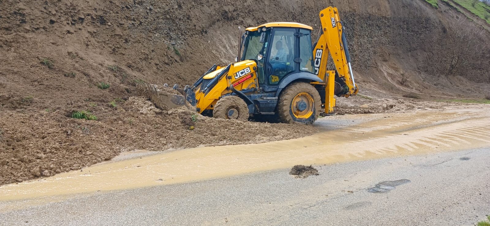 Qusar rayonunda güclü yağışın fəsadlarının aradan qaldırılması istiqamətində işlər davam etdirilir