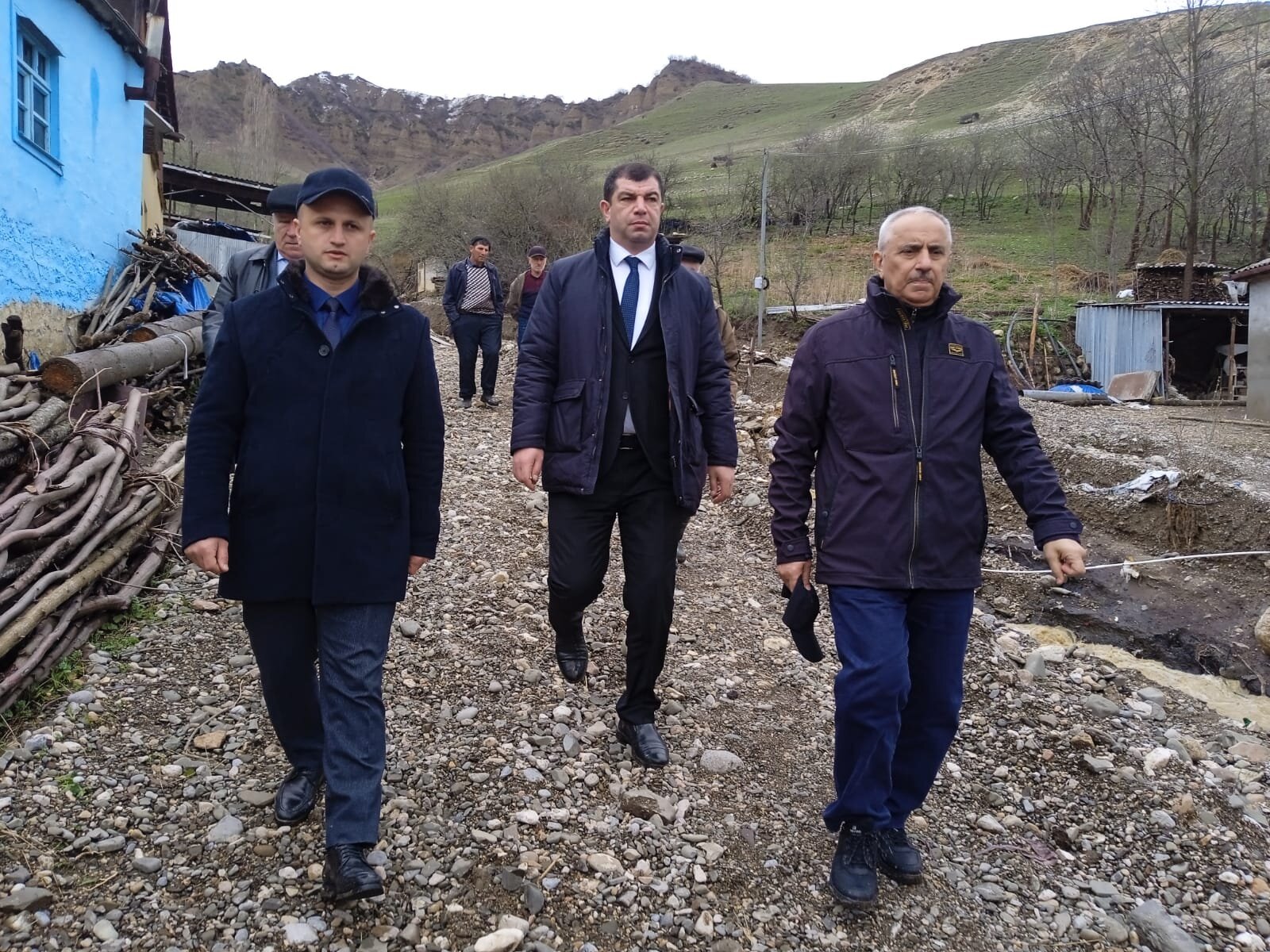 Qusar rayonunda güclü yağışın fəsadlarının aradan qaldırılması istiqamətində işlər davam etdirilir