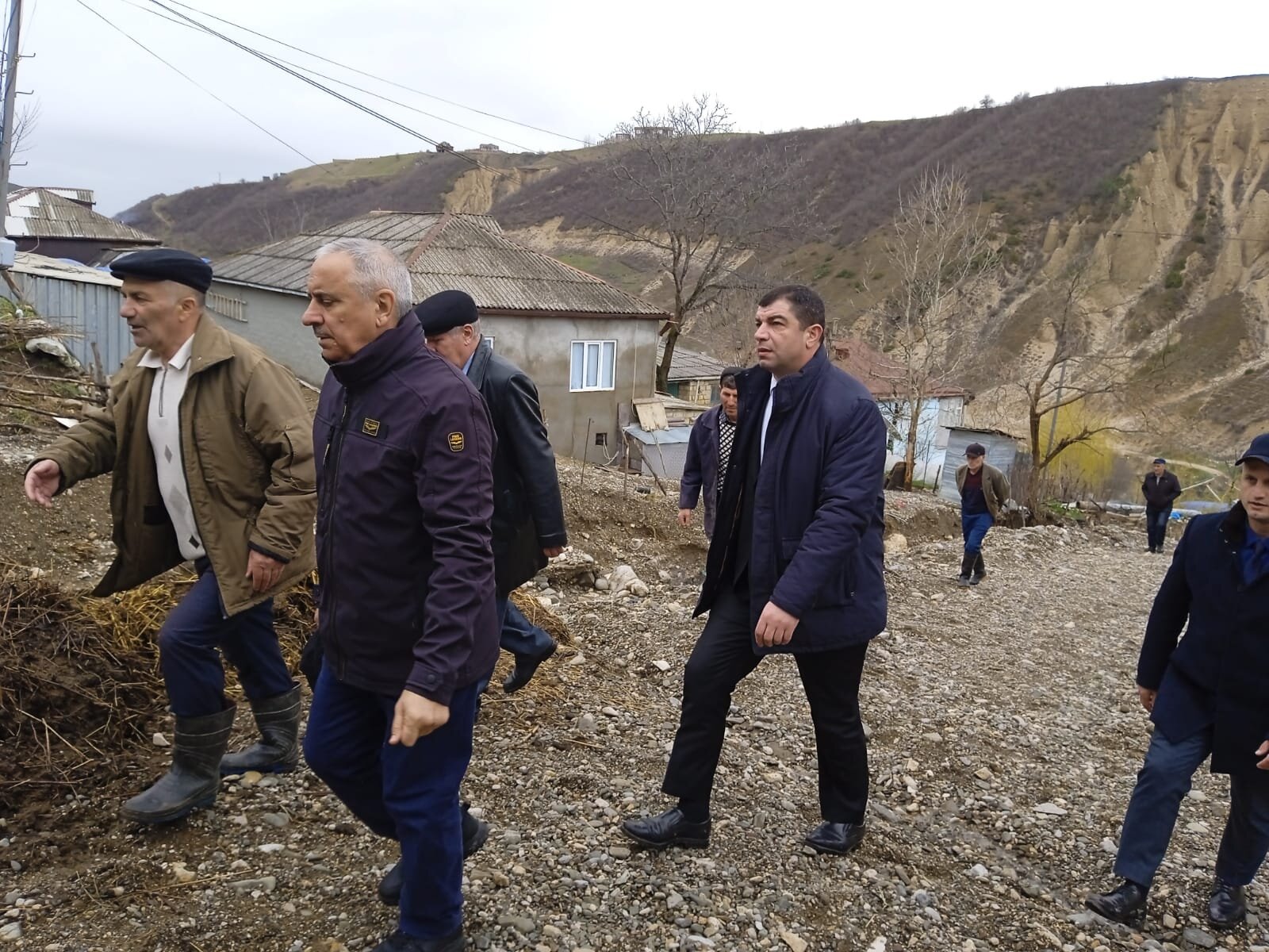 Qusar rayonunda güclü yağışın fəsadlarının aradan qaldırılması istiqamətində işlər davam etdirilir