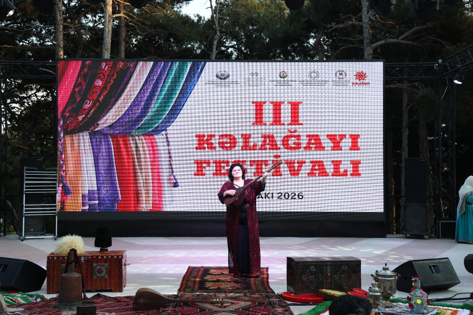 Xətai rayonunda III Kəlağayı Festivalı təşkil olunub - Video