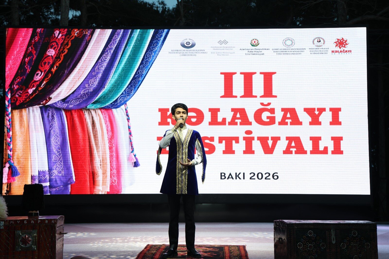 Xətai rayonunda III Kəlağayı Festivalı təşkil olunub - Video