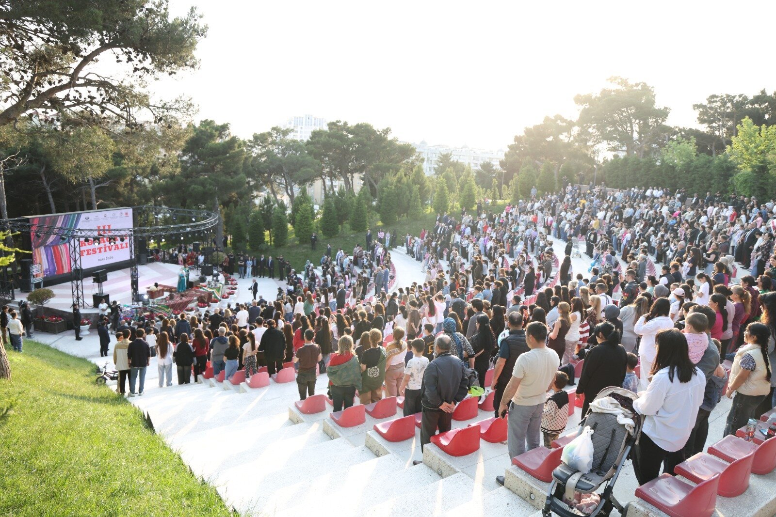 Xətai rayonunda III Kəlağayı Festivalı təşkil olunub - Video