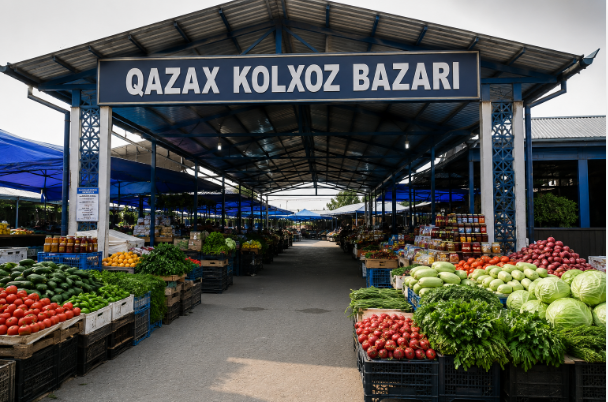 Qazax Kolxoz Bazarında Nizamlı Fəaliyyət və Sahibkarlara Diqqət – Nazim Hacıyevin İş Prinsipləri