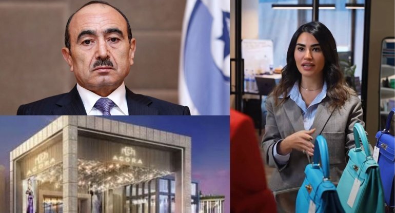 Əli Həsənovun qızı Dubayda brend mallar mağazası açdı - FOTOLAR